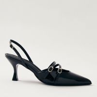 alohas womens joelle patent leather heeled courts - uk 6