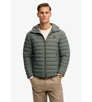 superdry para hombre m5012339a chaqueta fuji lite gris m casual nylon reciclado
