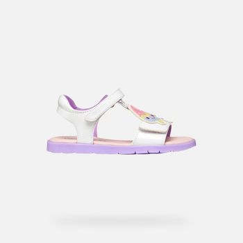 GEOX Sandal Joyfoot Niña Blanco/lila