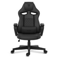 sense7 knight silla gaming de ecopiel ergonomico soporte lumbar negra