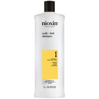 nioxin scalp and hair thickening system 1 shampoo for natural hair with light thinning 1l