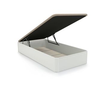 Canapé básico 90x190 cm en blanco luxury 3d blanco 90x190 cm