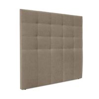 cabecero de tela aqualine capitone hasta el suelo 160x120cm camas 150160 - tierra
