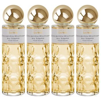 Pack De 4 Eau De Parfum Mujer Saphir Excentric Woman 200ml