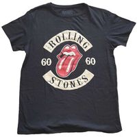 the rolling stones tops y camisetas sixty biker para mujer