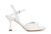 sandalias de bandas de napa cream