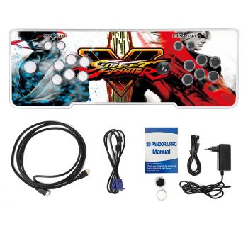 [128G] Consola de videojuegos retro 3D Pandorra Box Máquina de juegos arcade con 26800 juegos incorporados, consola de j