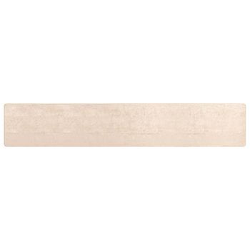 Pasillo De Alfombra Marsa Crema 80 X 400 Cm Poliéster Y Pvc
