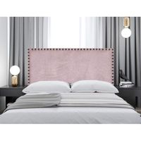 cabecero cama madrid antimanchas 120125 rosa