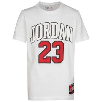 Camiseta Air Jordan JDB Practice Junior blanca