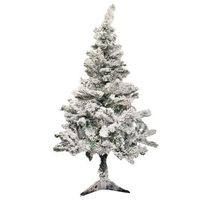 arbol de navidad klack nevado realista pvc de alta calidad para decoracion interior - reutilizable y facil de montar 180 cm