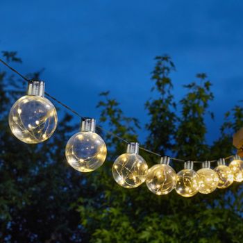 Solar 365 Firefly Orb Lights 10 Pack - All Year Illumination