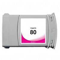compatible magenta hp 80 high capacity ink cartridge replaces hp c4847a