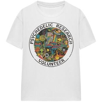Steven Rhodes Camiseta Psychedelic Research Volunteer para mujer