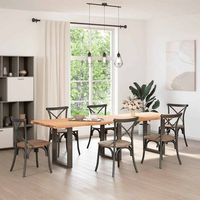 patas mesapierna de mesa centro forma u 3 uds acero natural 70x72-73cm acero