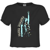 amplified clothing camiseta manga larga hand up para mujer