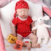 muneca de silicona realista ivita wg1514 de 2972g y 18 pulgadas bebe reborn puede usar chupon ojos cerrados juguetes para ninas y ninos