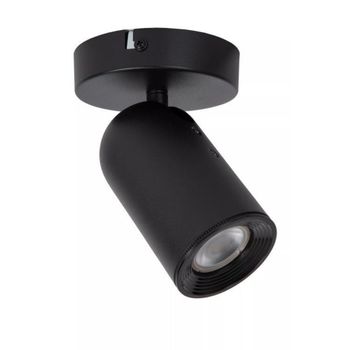 Foco de techo de metal 1xgu10 (mr16), negro
