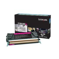 lexmark x748h1mg magenta original high capacity return program toner cartridge