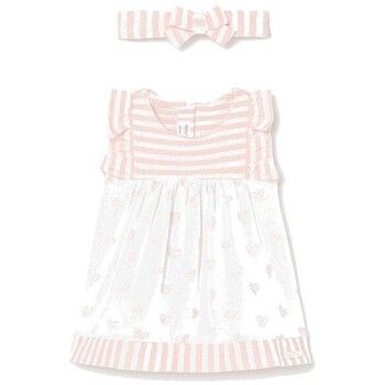 Mayoral Vestidos 1802 VESTIDO COMBINADO PUNTO Rosa para niña