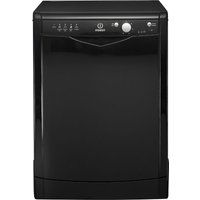indesit dfg15b1k full-size dishwasher - black black