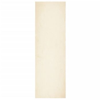 Alfombra De Pelo Corto Suave Lavable Huarte Crema 80x250 Cm Vidaxl