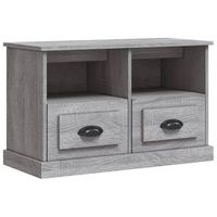 mueble para tv madera contrachapada gris sonoma 80x35x50 cm