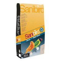 sanibird arena para jaulas de pajaros zircus pajaros  lechos y sustratos - 35 l