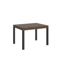 mesa extensible 70x110194 cm everyday nogal estructura antracita
