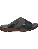 sandalias de piel para hombre walk  fly 22-43050 negro 42