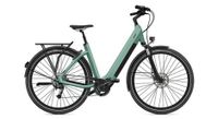 bicicleta electrica de montana o2 feel iswan explorer up univ 6 1 shimano alivio 9v 432 wh 27 5   canopy verde