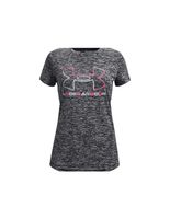 camiseta under armour tech bl twist ss nina gris