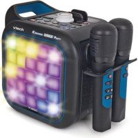altavoces vtech karaoke portatil bluetooth 40w con 2 microfonos inalambricos y efectos de voz