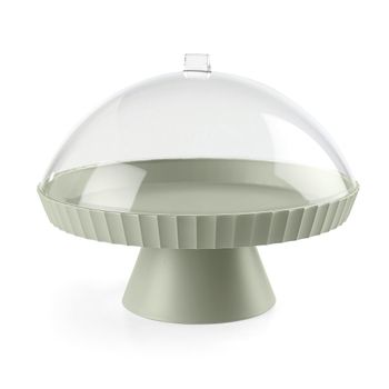 Pedestal con campana y clavijero de polipropileno verde