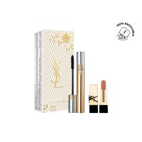 set de navidad mascara volume effect faux cils black  mini labial rouge pur couture nude muse
