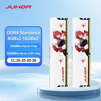 Memoria RAM JUHOR DDR4 16GBx2 8GBx2 Memoria de Escritorio Udimm DDR4 3200 Nuevas RAMs DIMM