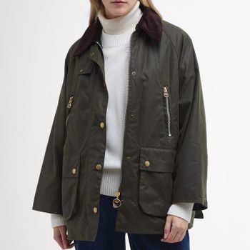 Barbour Lynne Waxed Cotton Jacket - UK 8