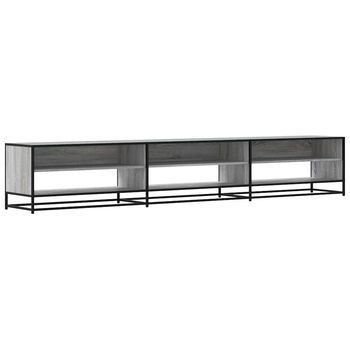 Mueble Tv | Mueble De Salón | Mesa De Tv Madera De Ingeniería Gris Sonoma 270x40x46 Cm