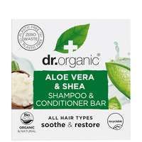 dr.organic Aloe and Shea Shampoo and Conditioner Bar 75g