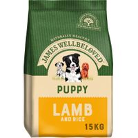 james wellbeloved puppy - lamb  rice - 15kg