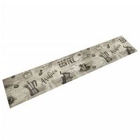 alfombra de cocina lavable terciopelo gris cafe 60x300 cm vidaxl