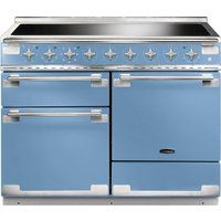 rangemaster elise 110 electric induction range cooker - china blue  chrome blue