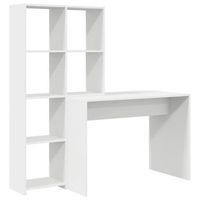 escritorio - mesa de ordenador blanco 1385 x 55 x 143 cm madera contrachapada
