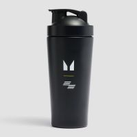 vaso mezclador de metal reciclado hyrox de myprotein - negro