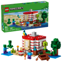 lego lego minecraft casa-dinamita de la selva 21275 - set de construccion