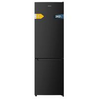 cecotec frigorifico combi bolero coolmarket combi 262 black e
