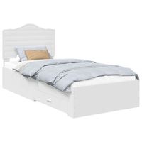 estructura de cama con cajon 90 x 190 cm madera de ingenieria vidaxl