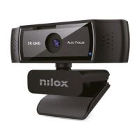 webcam nilox nxwca2k12 2k usb 20 autoenfoque microfono clip negra