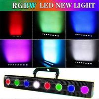lampara de pared led rgbw 4 en 1 dmx con 8 led efecto de luz par para dj discoteca fiestas escenarios bares decoracion navidena enchufe europeo