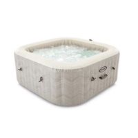 spa hinchable chevron deluxe 4 personas 175x175 cm - intex burbujas de aire caliente clorador salino sistema antical depuradora accesorios incluidos